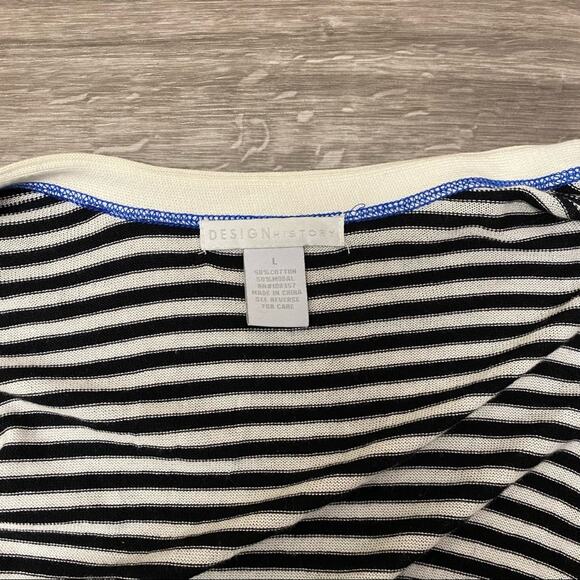 Design History Striped Knit Sweater Size Large - Picture 4 of 4